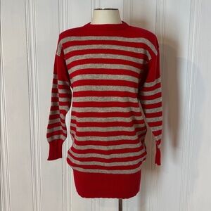 Vintage LIMELIGHT Striped Lambswool Sweater Dress